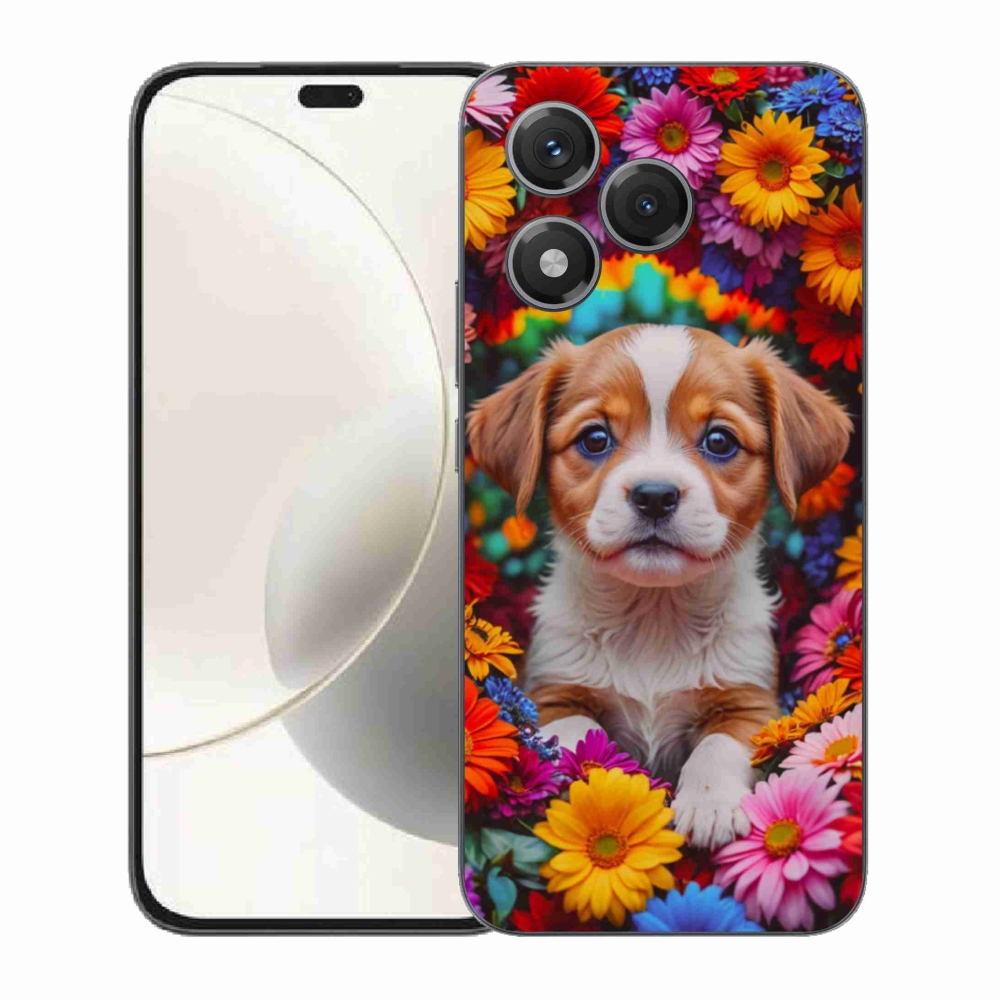 Gelový kryt mmCase na Honor 400 Lite - roztomilé štěně