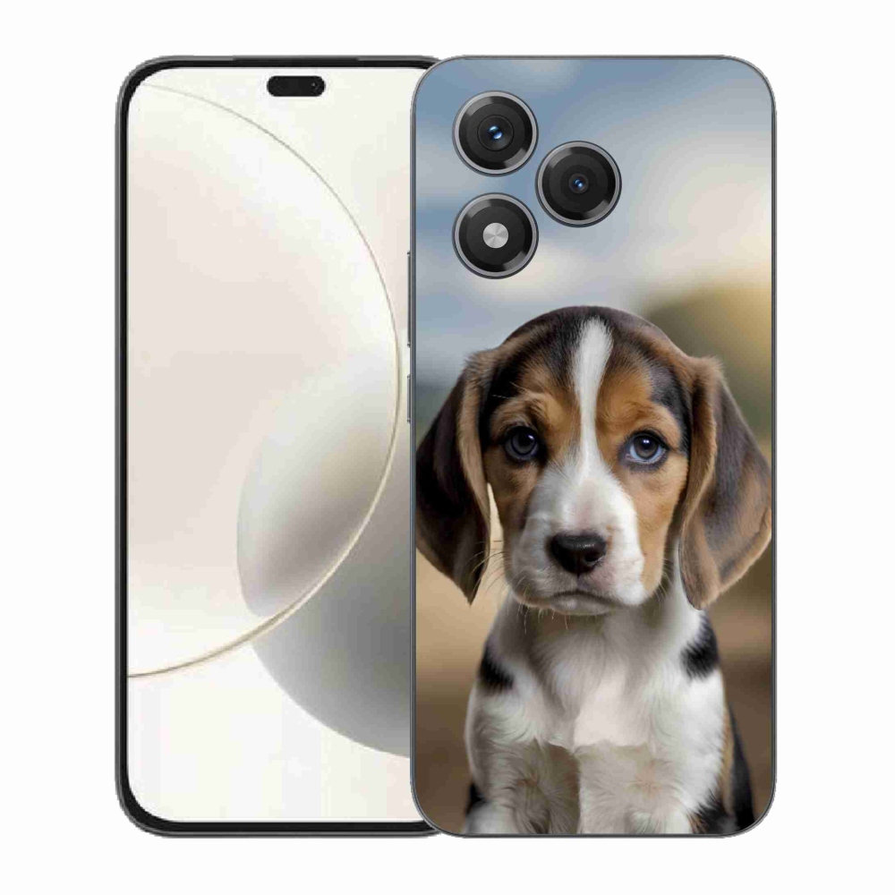 Gelový kryt mmCase na Honor 400 Lite - roztomilý bígl