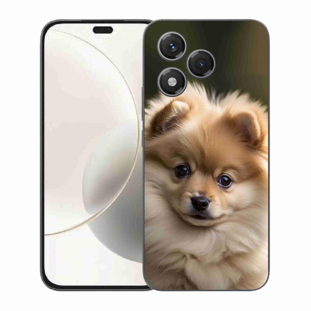 Gelový kryt mmCase na Honor 400 Lite - roztomilý pomeranian 2