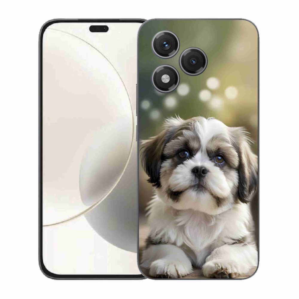 Gelový kryt mmCase na Honor 400 Lite - roztomilý shih-tzu