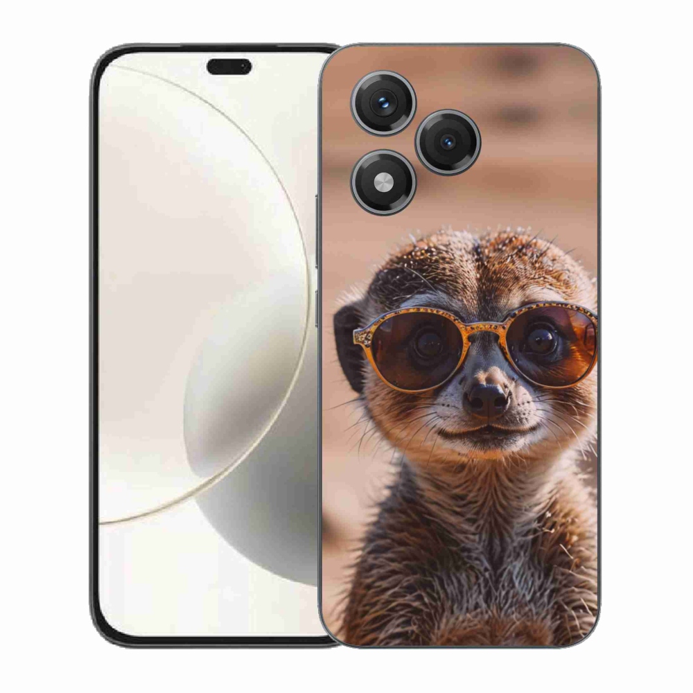 Gelový kryt mmCase na Honor 400 Lite - stylová surikata