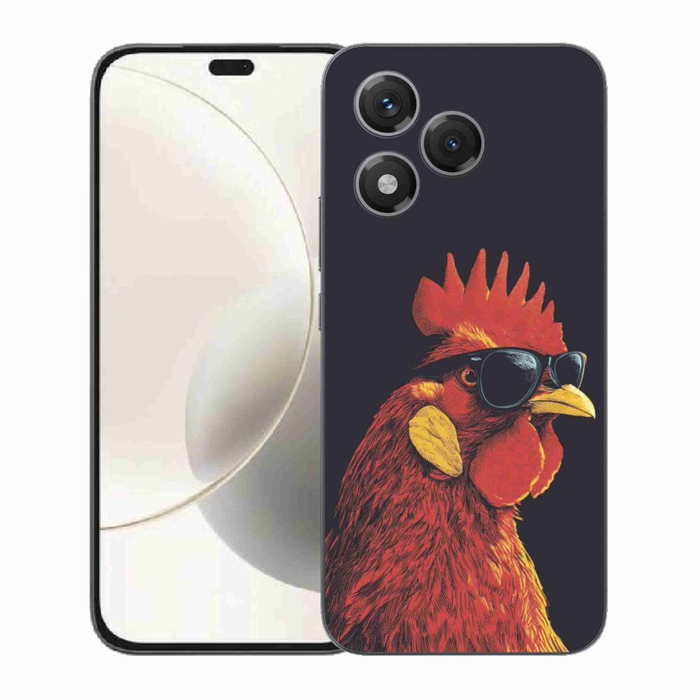 Gelový kryt mmCase na Honor 400 Lite - stylový kohout