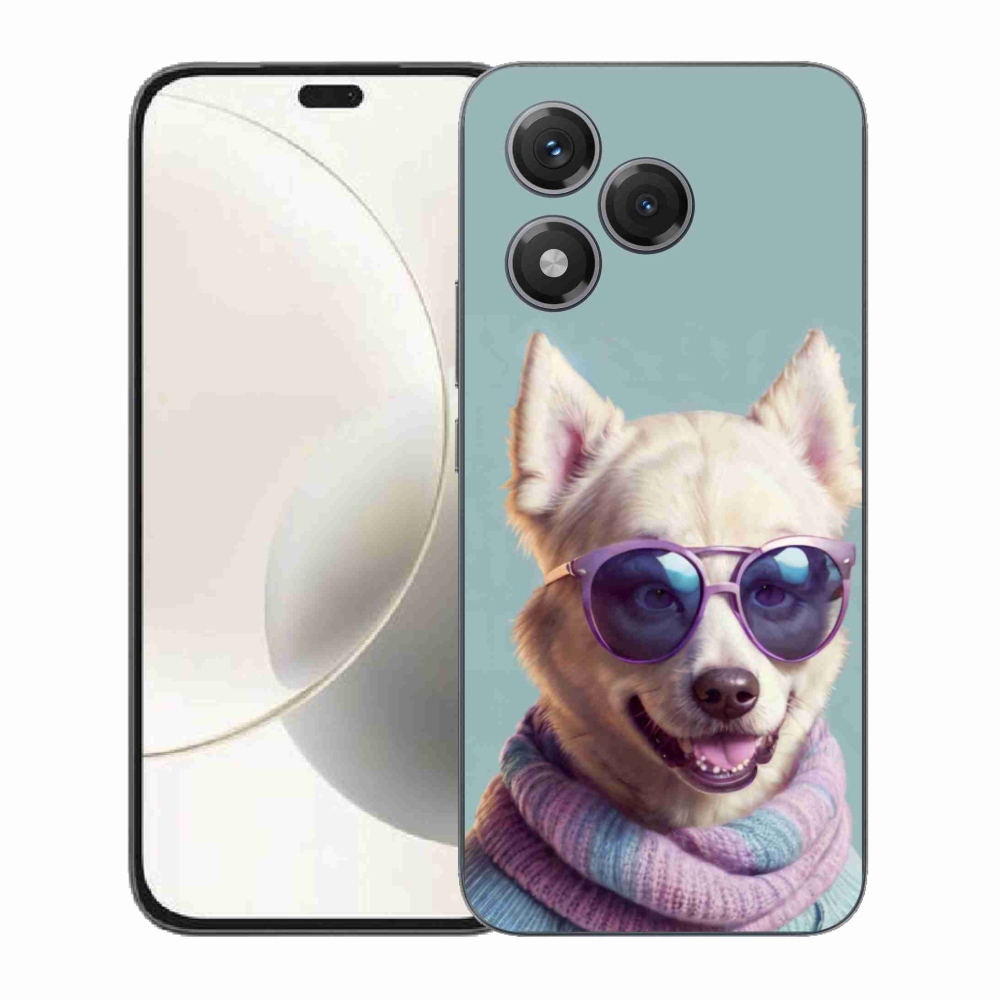 Gelový kryt mmCase na Honor 400 Lite - stylový německý špic