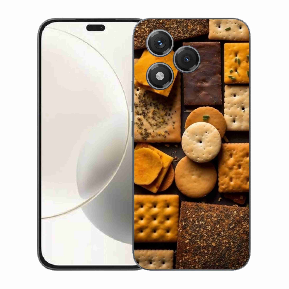 Gelový kryt mmCase na Honor 400 Lite - sušenky