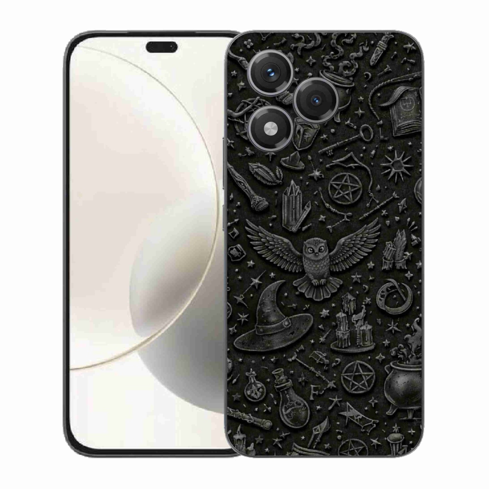 Gelový kryt mmCase na Honor 400 Lite - tmavý magický svět