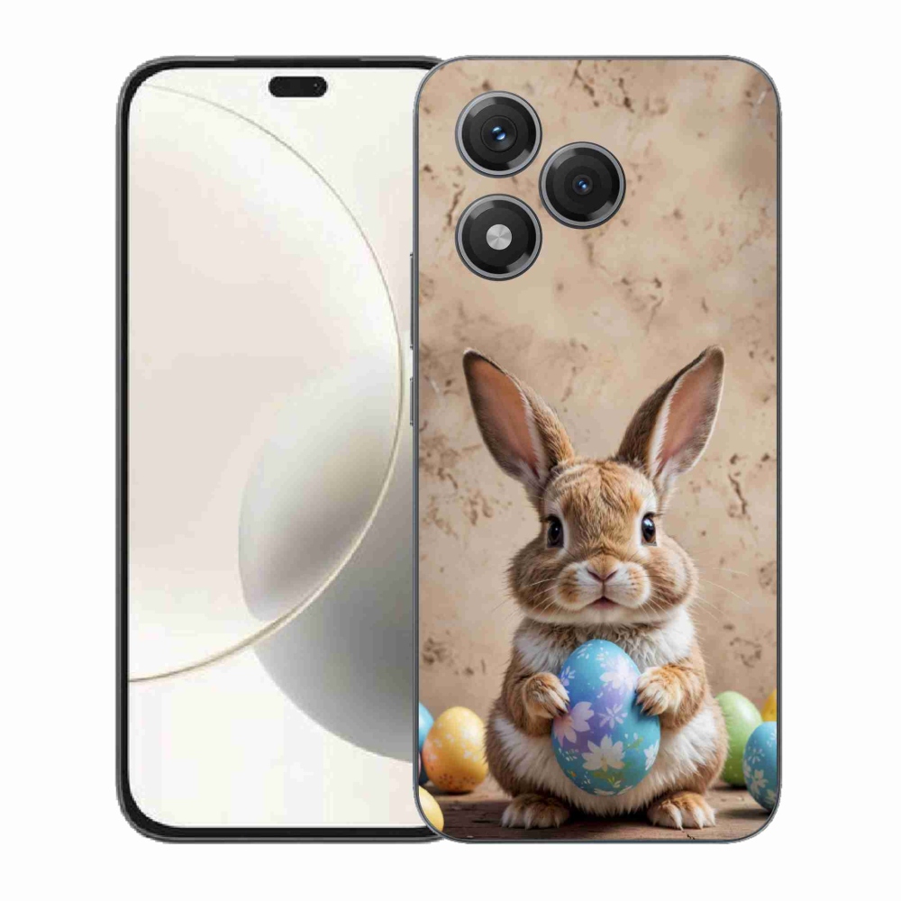 Gelový kryt mmCase na Honor 400 Lite - velikonoční králíček