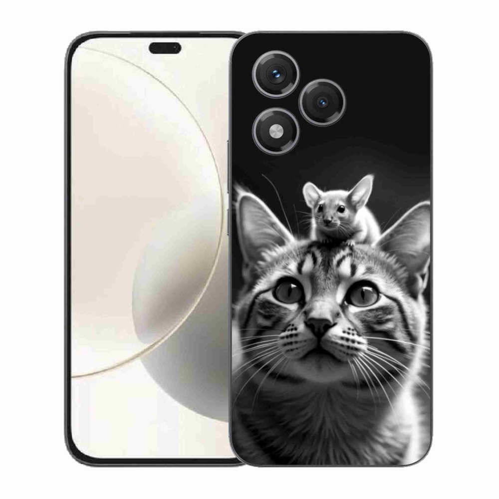 Gelový kryt mmCase na Honor 400 Lite - zvířecí přátelství 2