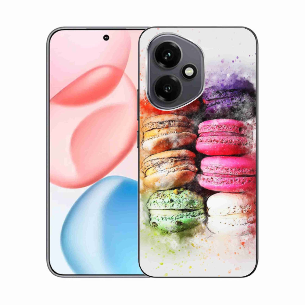 Gelový kryt mmCase na Honor 400 - makrónky