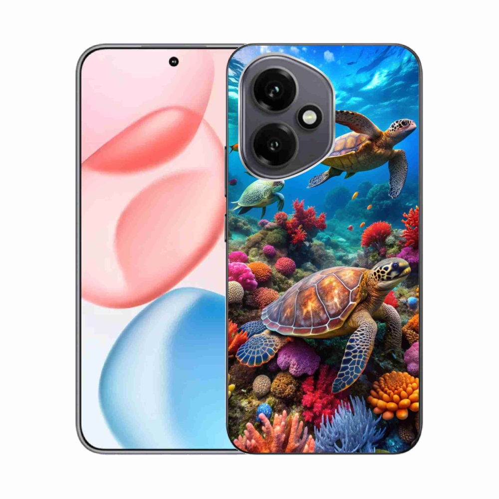 Gelový kryt mmCase na Honor 400 - mořský svět 2