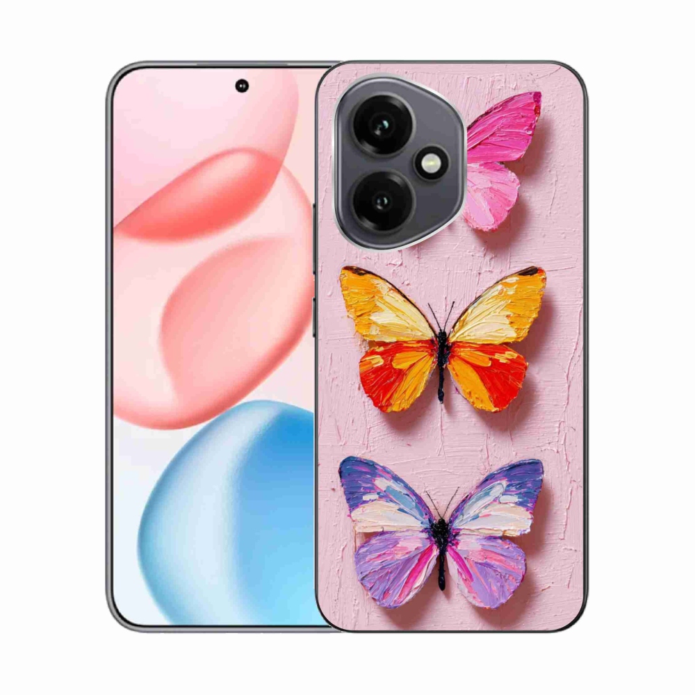 Gelový kryt mmCase na Honor 400 - motýlí trojice