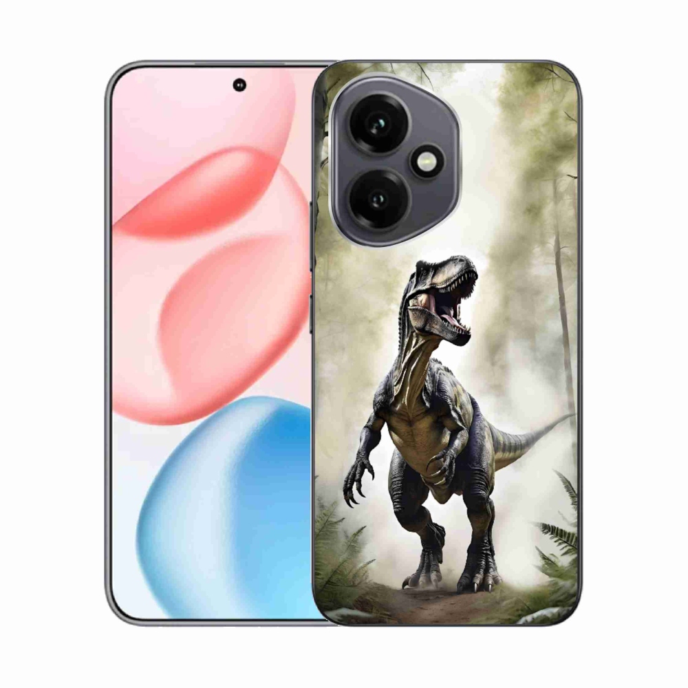 Gelový kryt mmCase na Honor 400 - naštvaný T-Rex