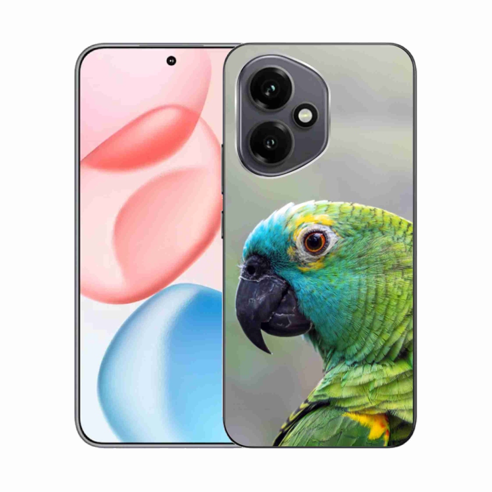 Gelový kryt mmCase na Honor 400 - papoušek amazoňan