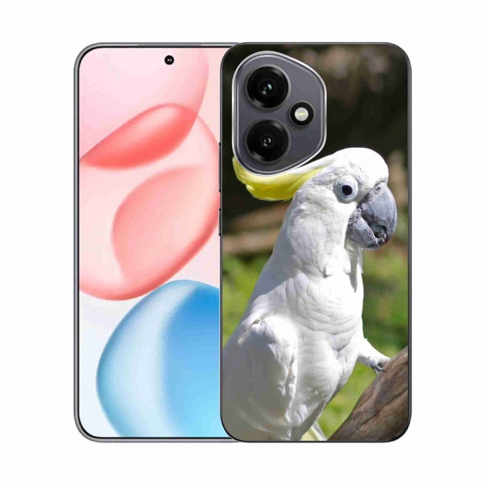 Gelový kryt mmCase na Honor 400 - papoušek kakadu 2