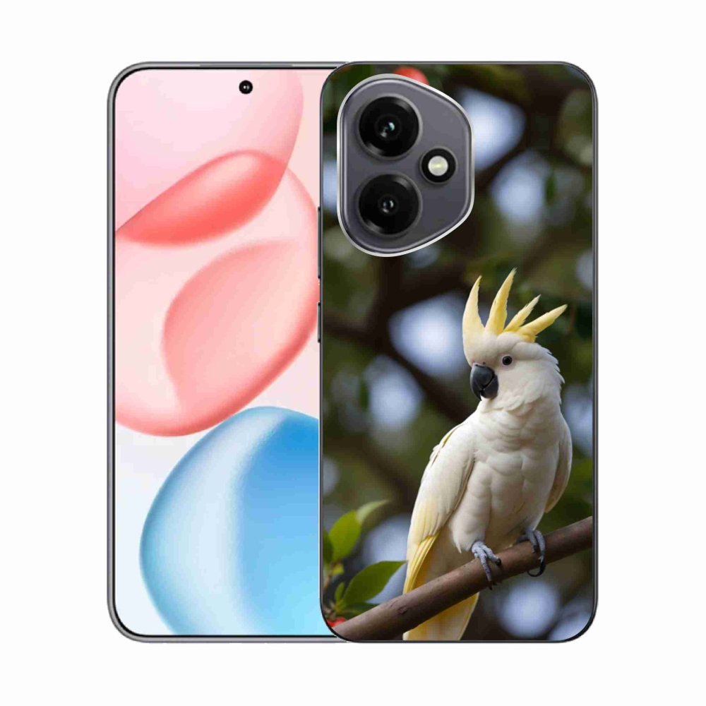 Gelový kryt mmCase na Honor 400 - papoušek kakadu 3