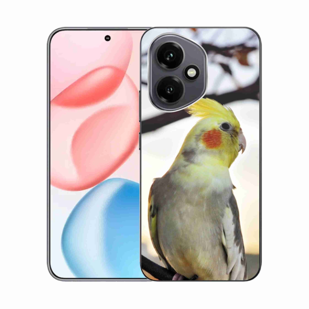 Gelový kryt mmCase na Honor 400 - papoušek korela