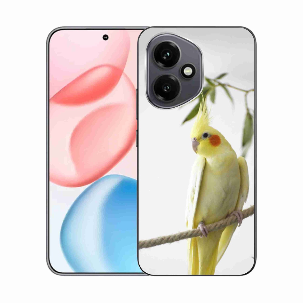 Gelový kryt mmCase na Honor 400 - papoušek korela chocholatá