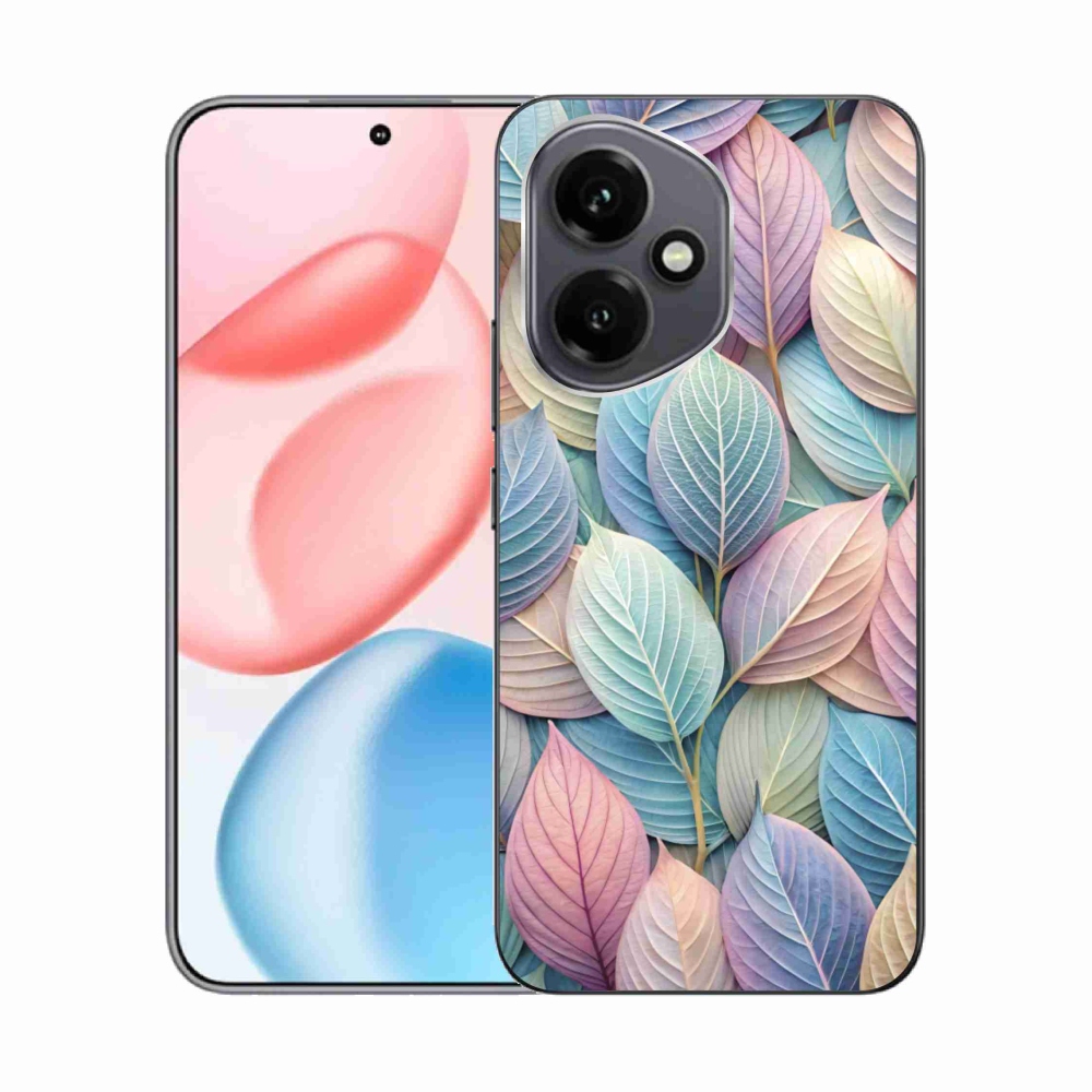 Gelový kryt mmCase na Honor 400 - pastelové listy