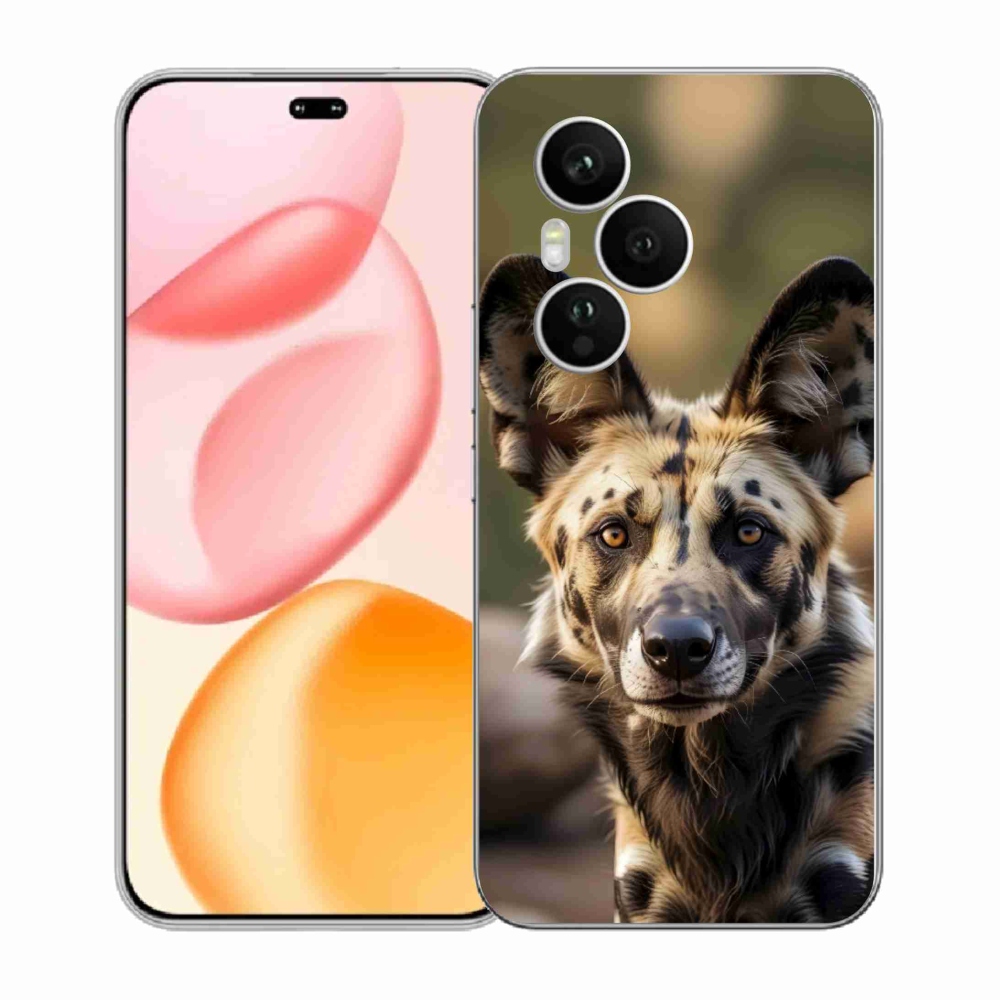 Gelový kryt mmCase na Honor 400 Pro - africký divoký pes