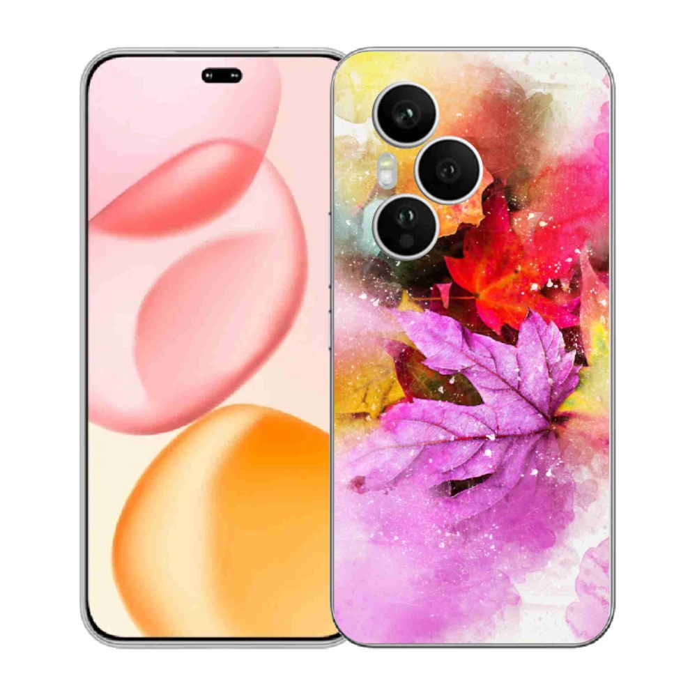 Gelový kryt mmCase na Honor 400 Pro - barevné listy