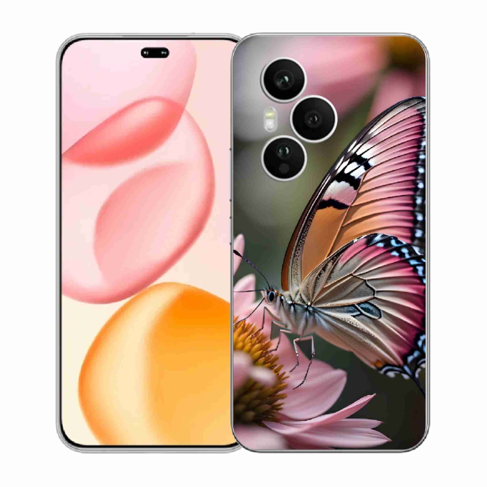 Gelový kryt mmCase na Honor 400 Pro - barevný motýl