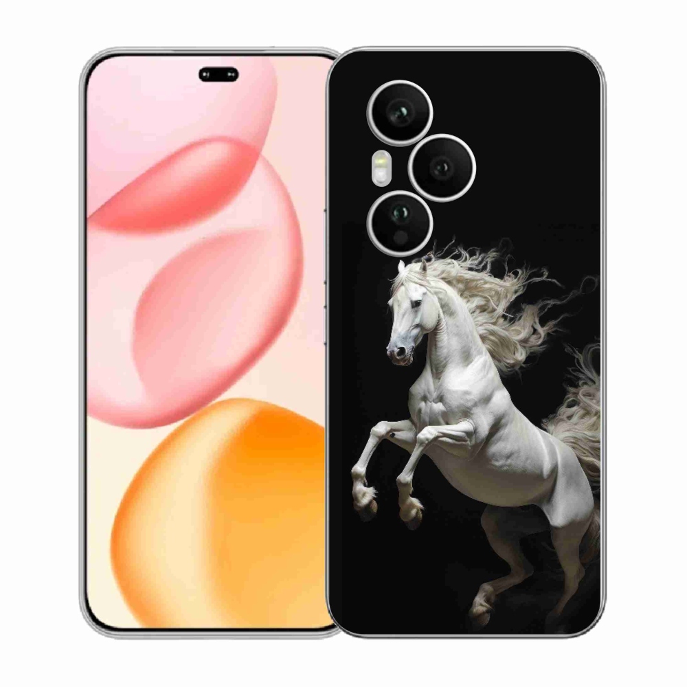 Gelový kryt mmCase na Honor 400 Pro - bílý kůň 4