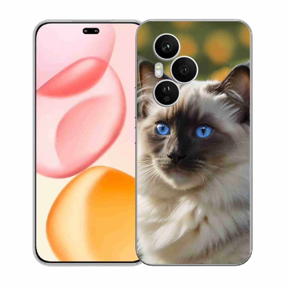 Gelový kryt mmCase na Honor 400 Pro - bílý ragdoll