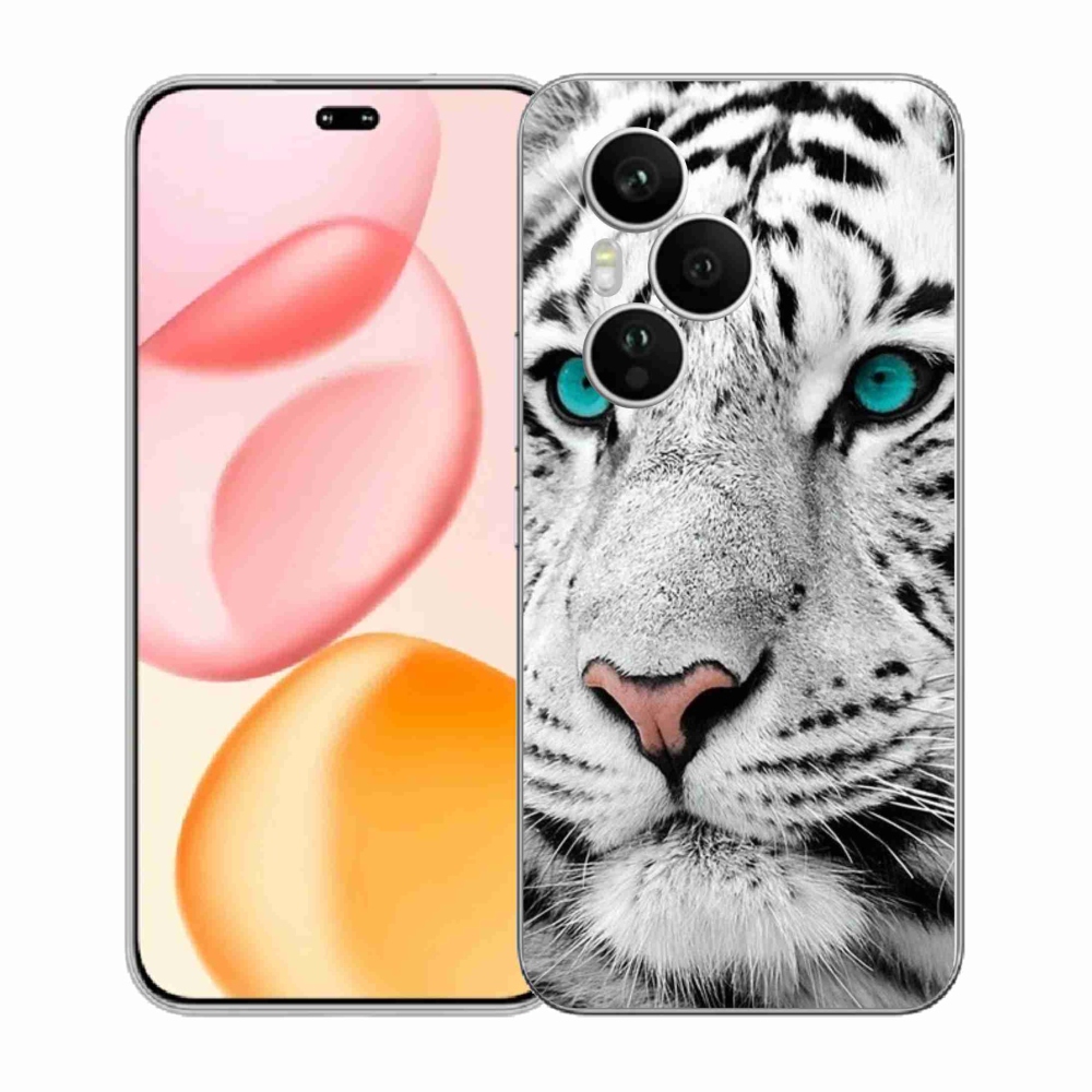 Gelový kryt mmCase na Honor 400 Pro - bílý tygr