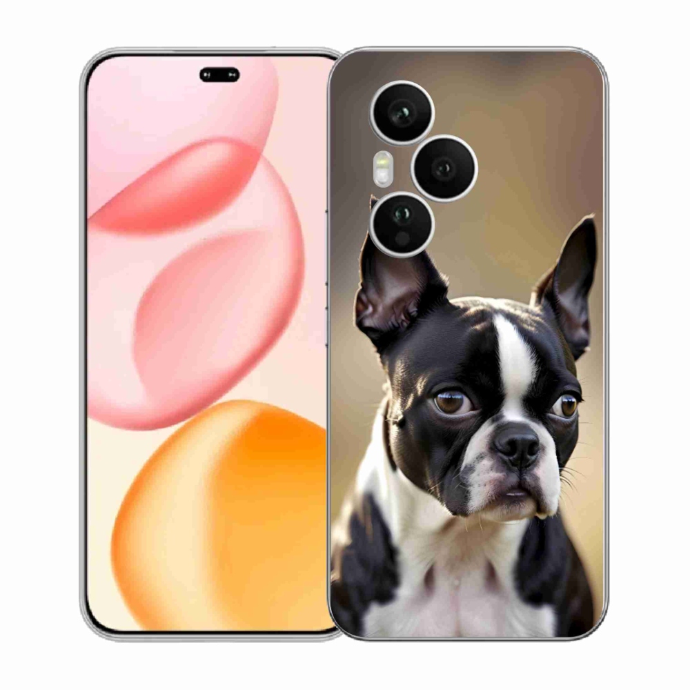 Gelový kryt mmCase na Honor 400 Pro - bostonský teriér