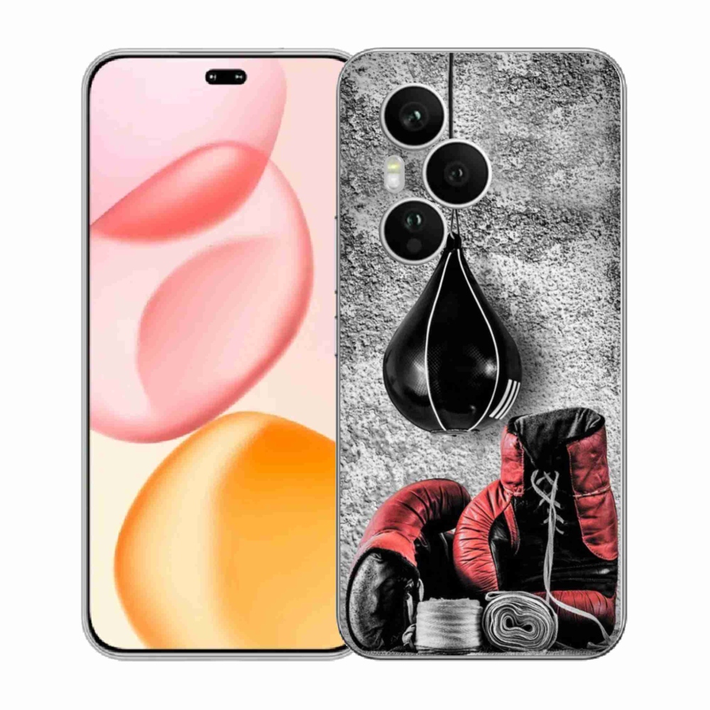 Gelový kryt mmCase na Honor 400 Pro - boxovací pytel a rukavice