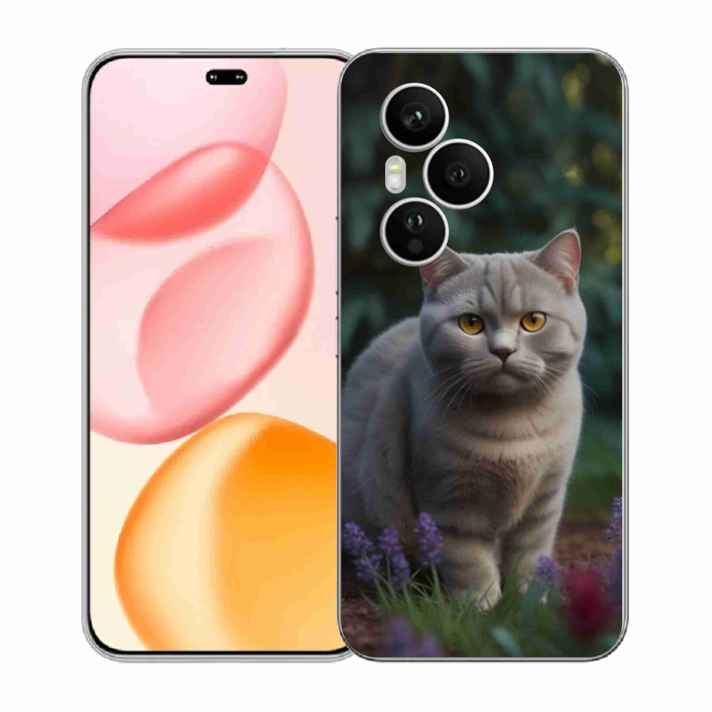 Gelový kryt mmCase na Honor 400 Pro - britská kočka