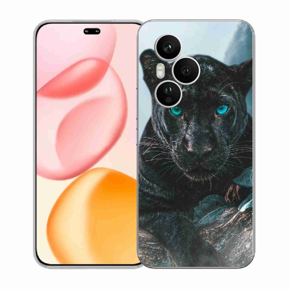 Gelový kryt mmCase na Honor 400 Pro - černý panter