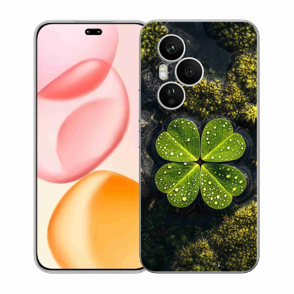 Gelový kryt mmCase na Honor 400 Pro - čtyřlístek