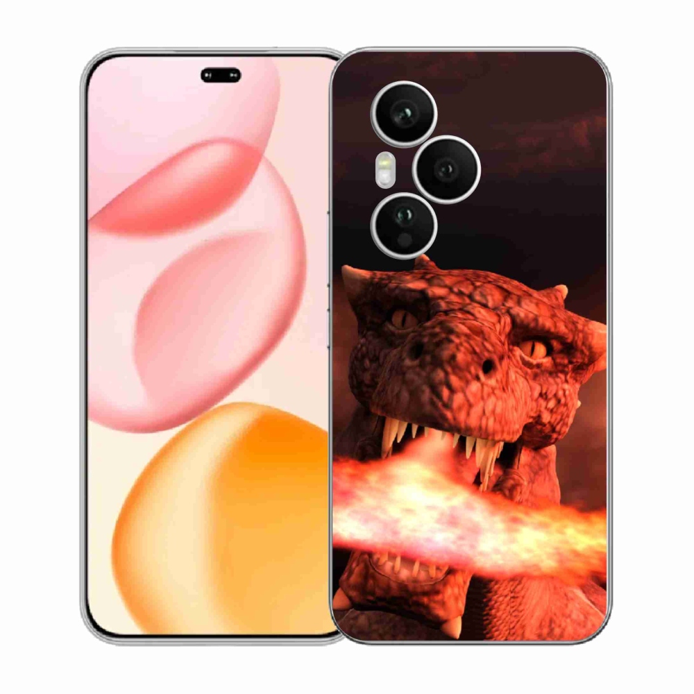 Gelový kryt mmCase na Honor 400 Pro - drak
