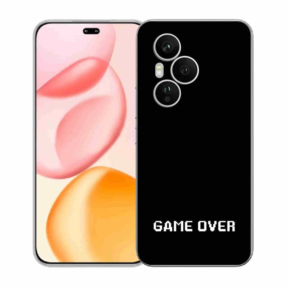 Gelový kryt mmCase na Honor 400 Pro - game over černé pozadí