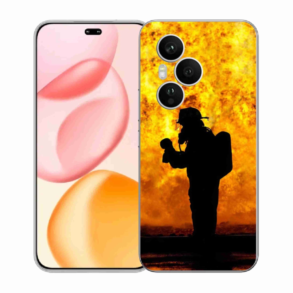 Gelový kryt mmCase na Honor 400 Pro - hasič