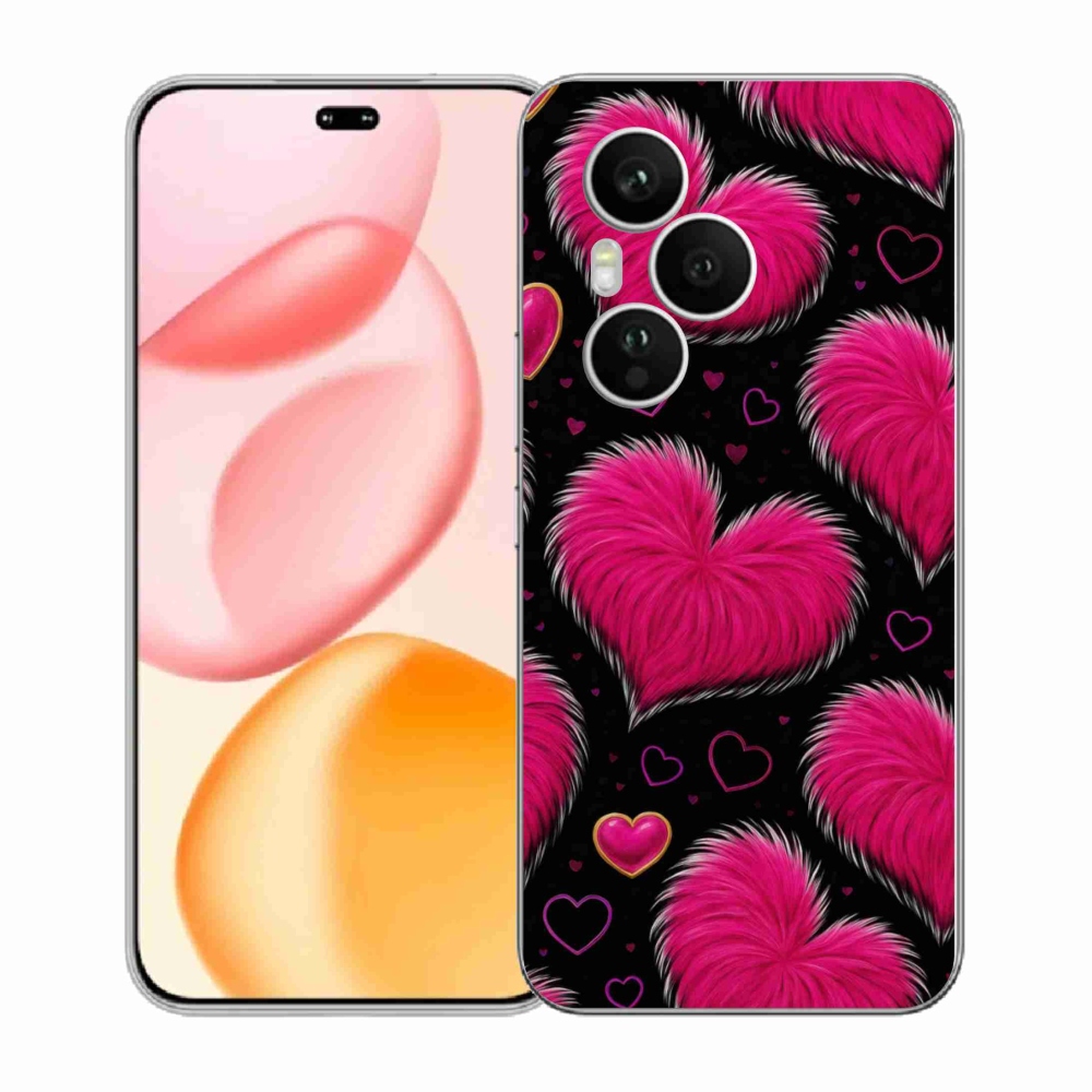 Gelový kryt mmCase na Honor 400 Pro - hebká srdce