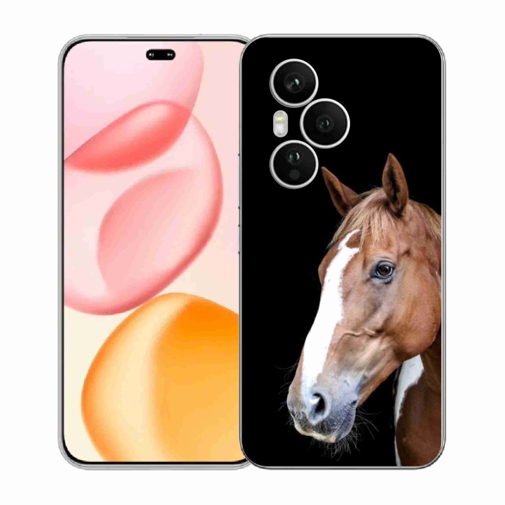 Gelový kryt mmCase na Honor 400 Pro - hnědý kůň 3