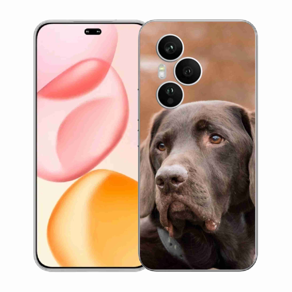 Gelový kryt mmCase na Honor 400 Pro - hnědý labrador