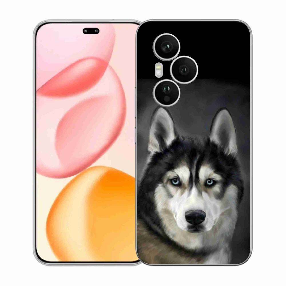 Gelový kryt mmCase na Honor 400 Pro - husky