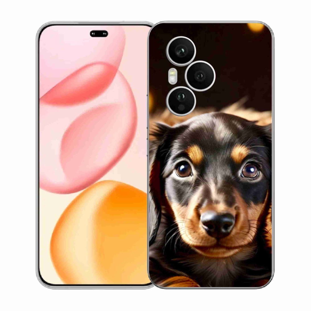 Gelový kryt mmCase na Honor 400 Pro - jezevčík