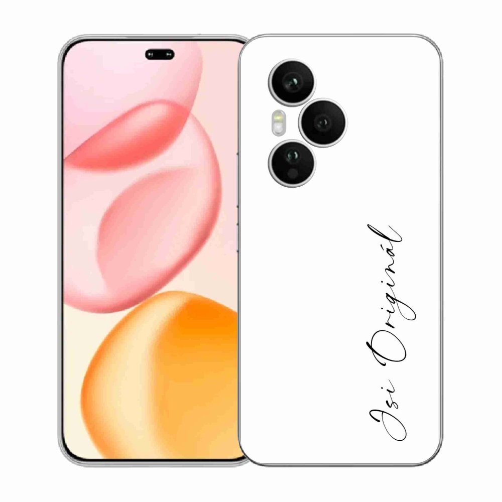 Gelový kryt mmCase na Honor 400 Pro - jsi originál bílé pozadí