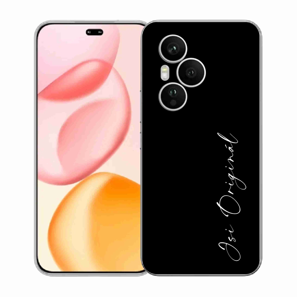 Gelový kryt mmCase na Honor 400 Pro - jsi originál černé pozadí