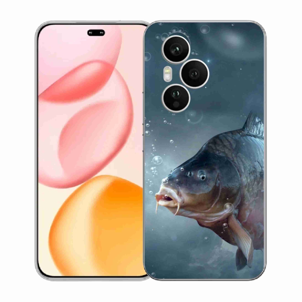 Gelový kryt mmCase na Honor 400 Pro - kapr a bublinky