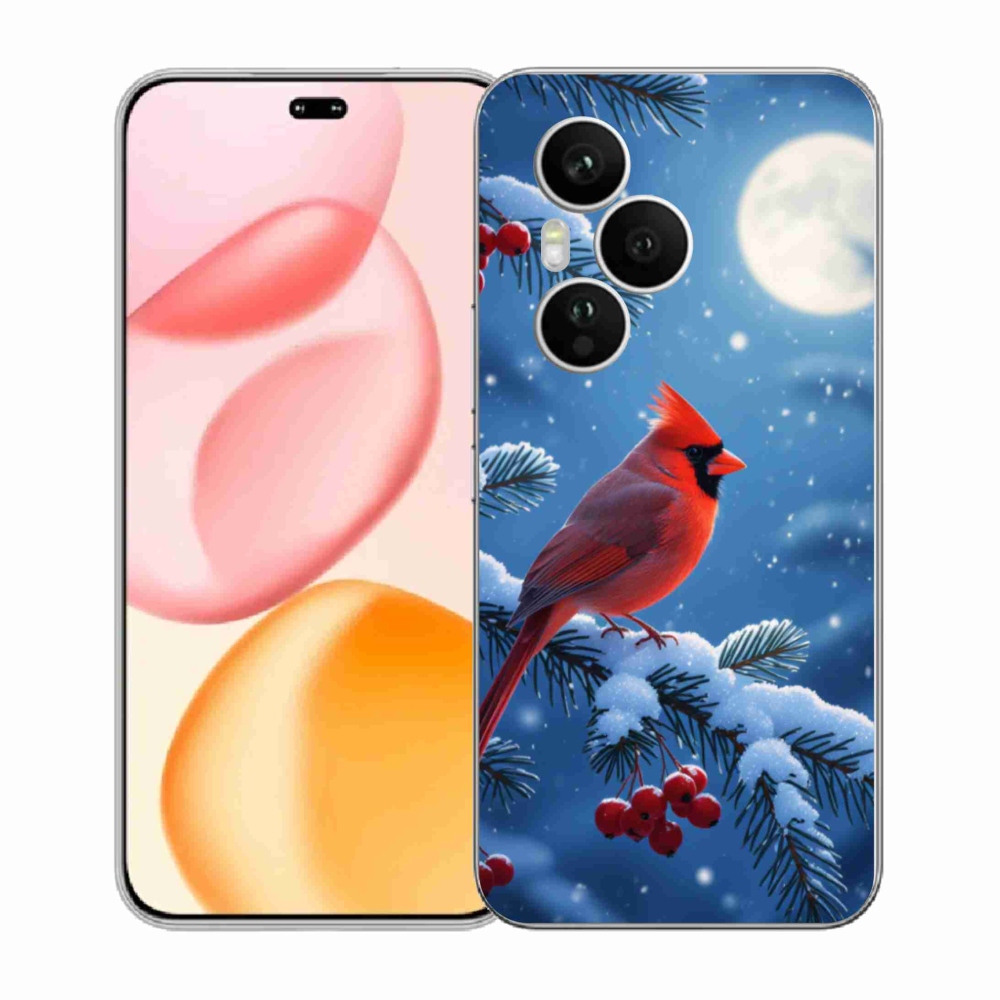 Gelový kryt mmCase na Honor 400 Pro - kardinál červený