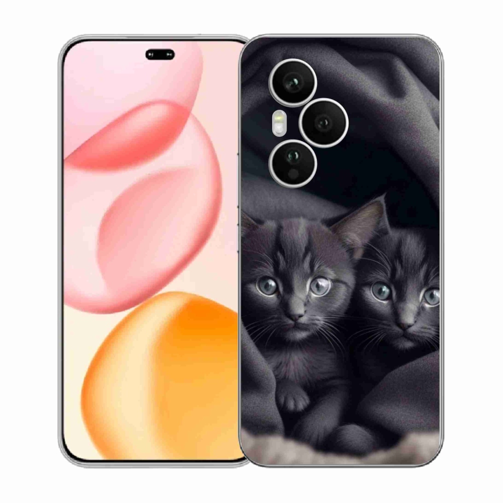 Gelový kryt mmCase na Honor 400 Pro - kočičí duo