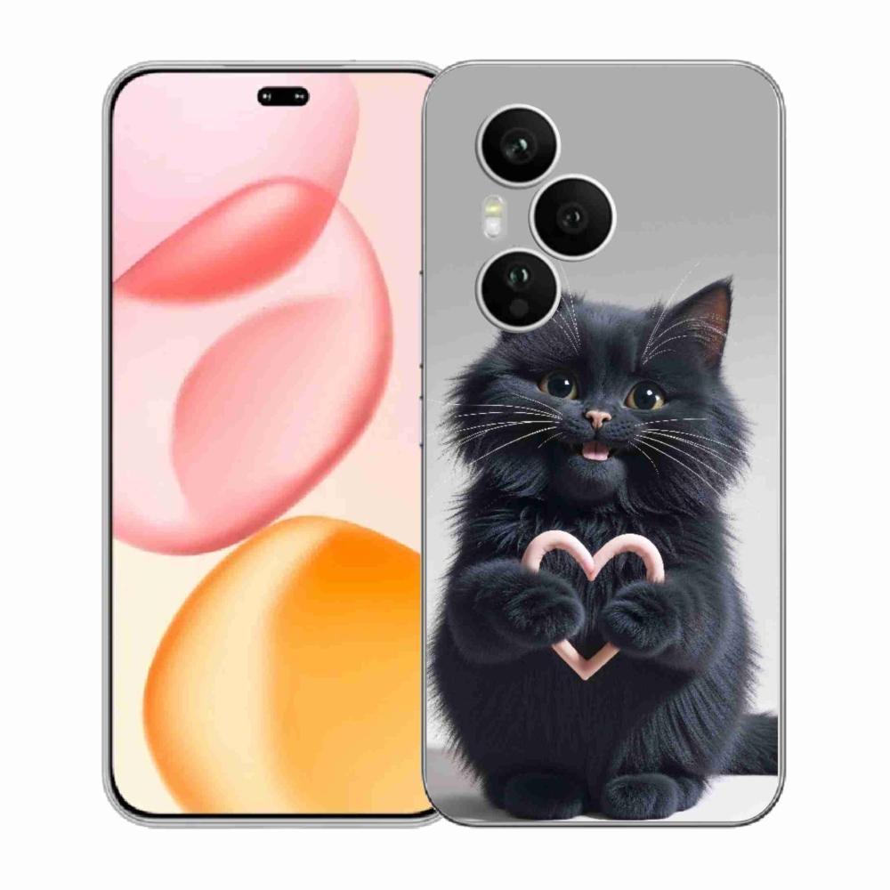 Gelový kryt mmCase na Honor 400 Pro - kočičí láska 3