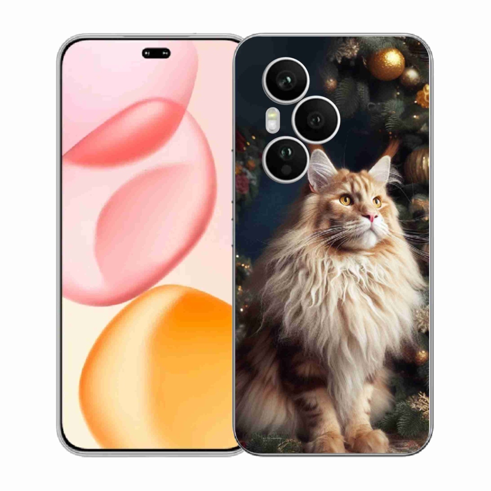 Gelový kryt mmCase na Honor 400 Pro - kočka u stromku