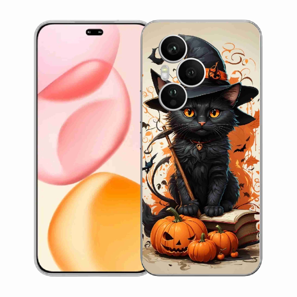 Gelový kryt mmCase na Honor 400 Pro - kocour čaroděj