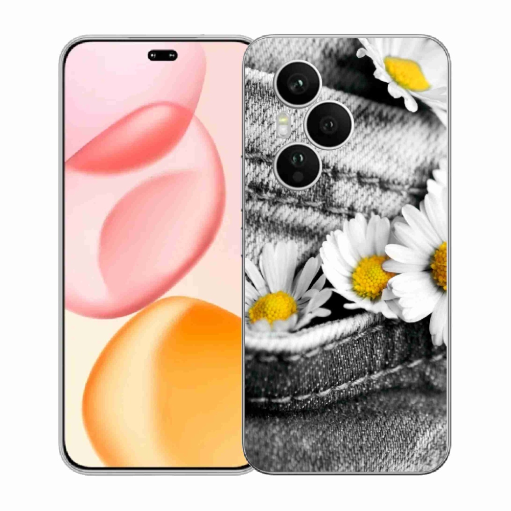 Gelový kryt mmCase na Honor 400 Pro - kopretiny