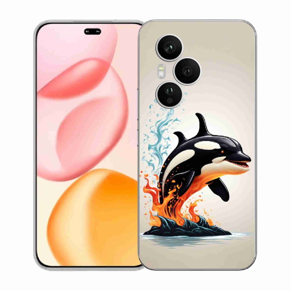 Gelový kryt mmCase na Honor 400 Pro - kosatka